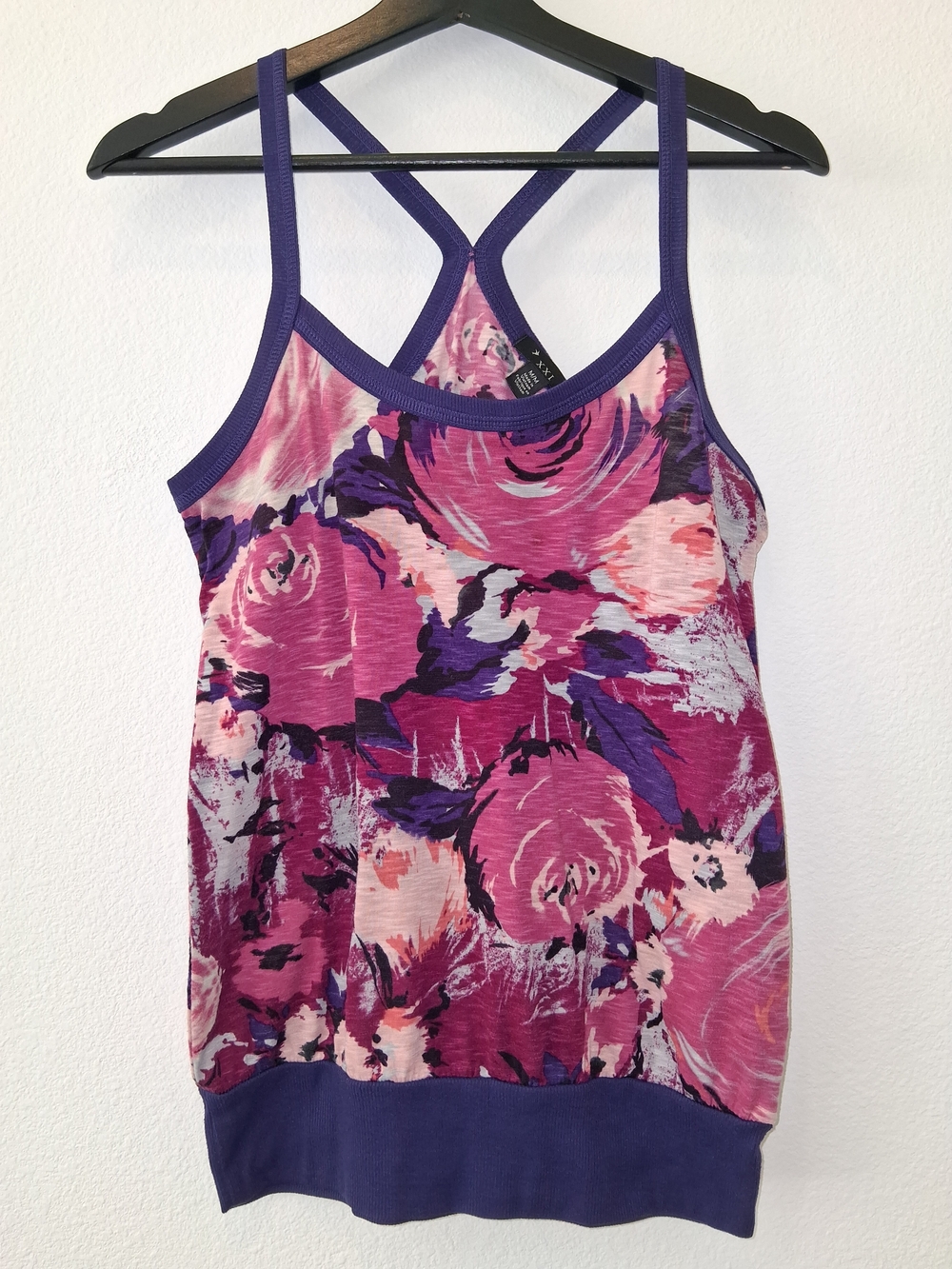 Women’s Floral Purple Tank Top - [Brand]